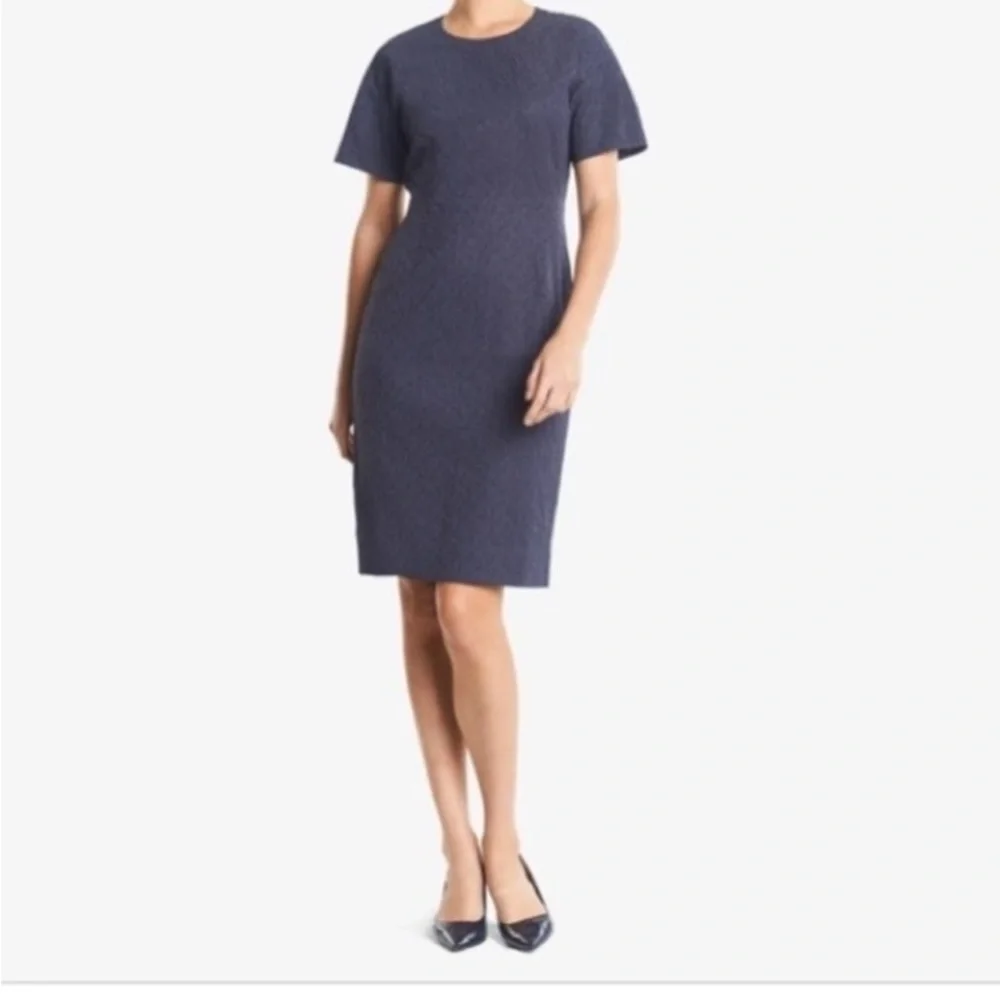 M.M. Lafleur The Gayle Chevron‎ Plum Dress Size 0